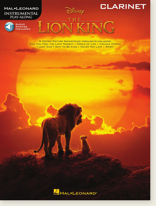 The Lion King Clarinet Hal Leonard Instrumental Play-Along