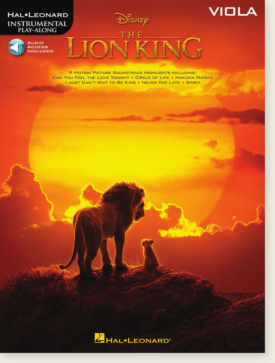 The Lion King Viola Hal Leonard Instrumental Play-Along
