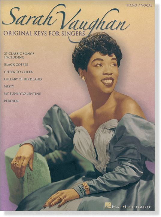 Sarah Vaughan Original Keys for Singers for Piano／Vocal