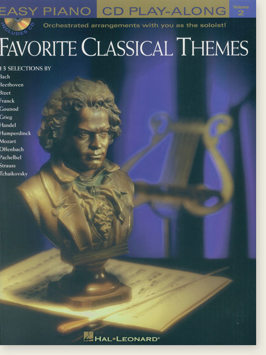 Favorite Classical Themes Easy Piano CD Play-Along Volume 2