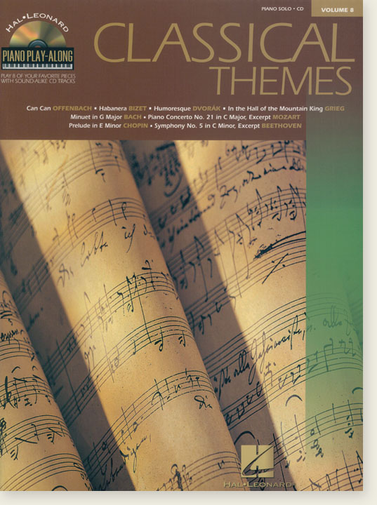 Classical Themes Hal Leonard Piano Play-Along Volume 8