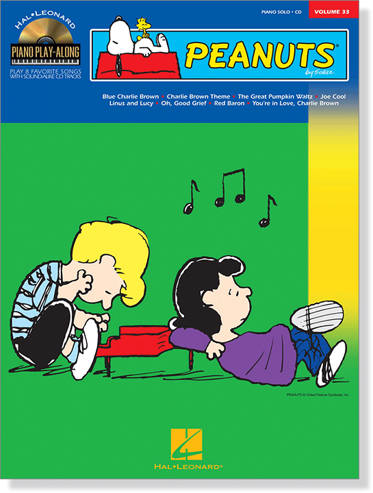 Peanuts Hal Leonard Piano Play-Along Volume 33