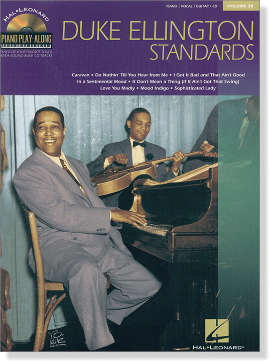 Duke Ellington Standards Hal Leonard Piano Play-Along Volume 38