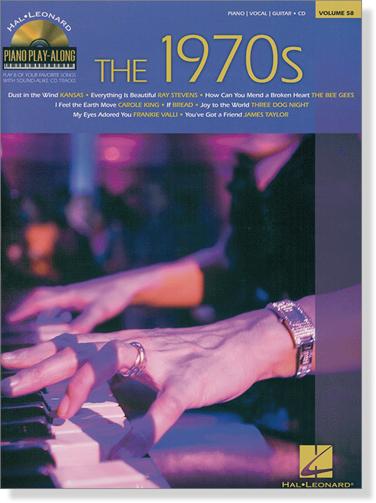 The 1970s - Hal Leonard Piano Play-Along , Volume 58