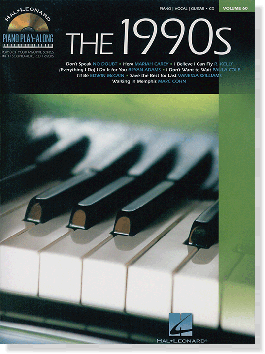 The 1990s - Hal Leonard Piano Play-Along , Volume 60