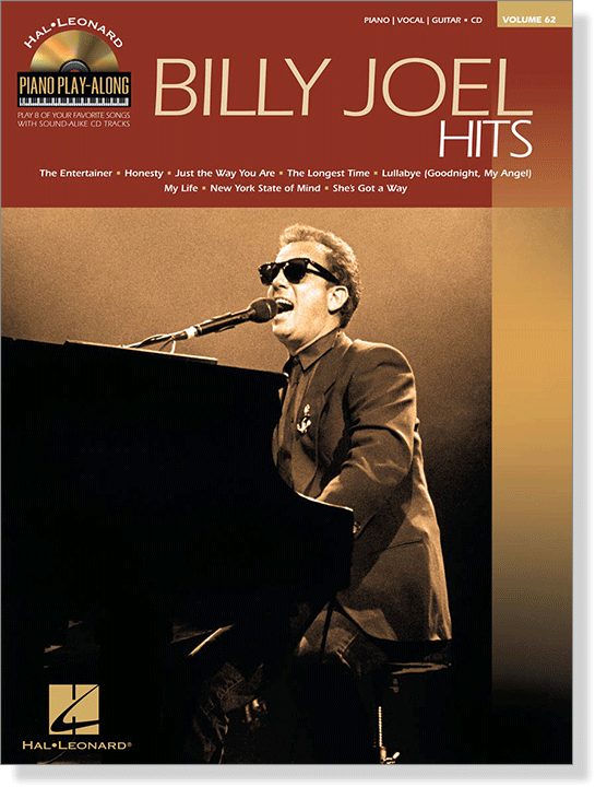 Billy Joel 【Hits】Hal Leonard Piano Play-Along Volume 62