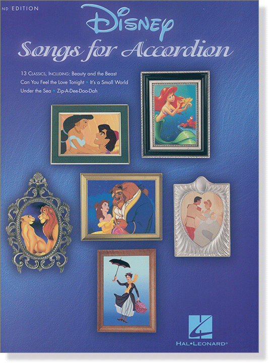 Disney Songs for Accordion - 2nd Edition