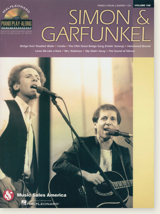 Simon & Garfunkel Hal Leonard Piano Play-Along Volume 108