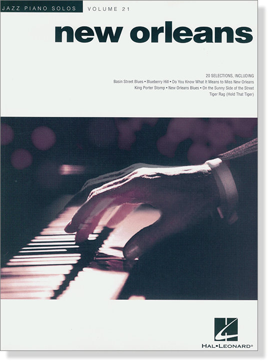 New Orleans Jazz Piano Solos Volume 21