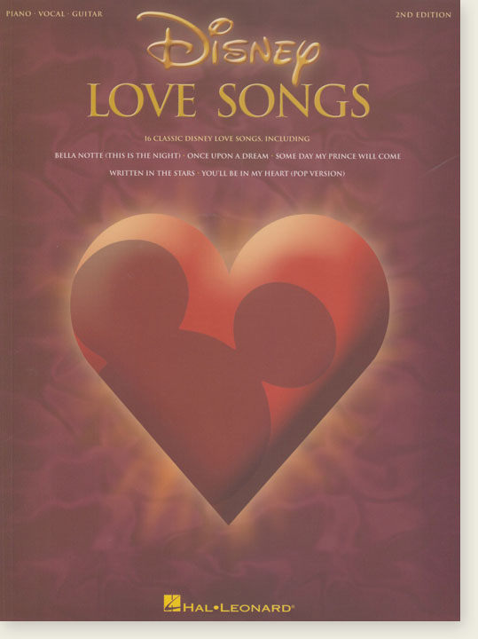 Disney Love Songs – 2nd Edition Piano‧Vocal‧Guitar