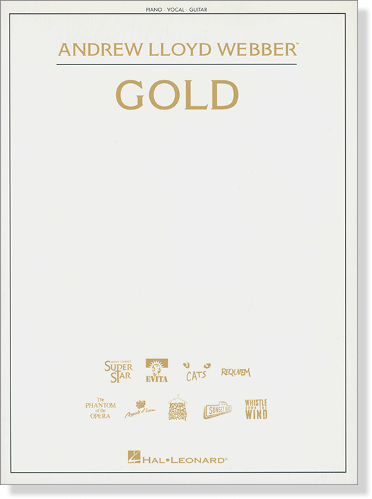 Andrew Lloyd Webber【Gold】Piano‧Vocal‧Guitar