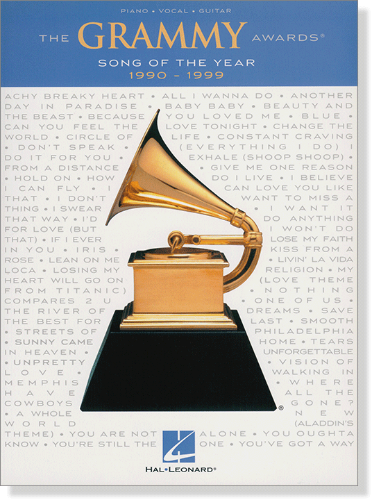 The Grammy Awards【Song of the Year 1990- 1999】for Piano, Vocal , Guitar