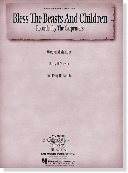 【Bless The Beasts and Children 】Recorded by The Carpenters Piano‧Vocal‧Guitar