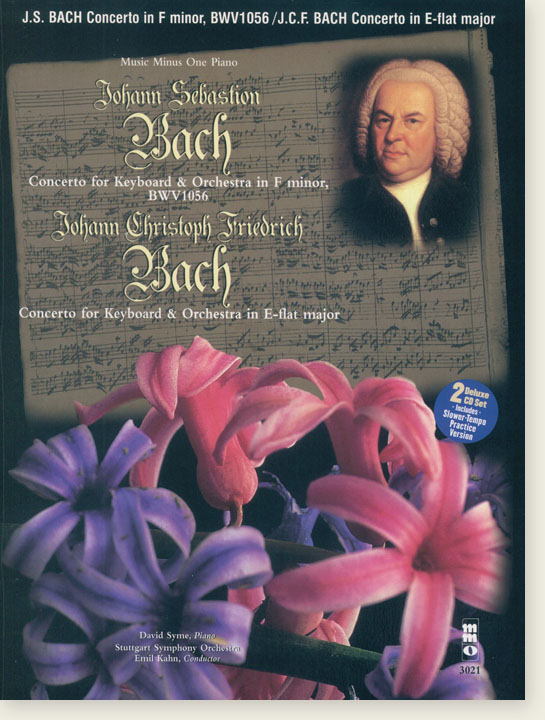 J.S. Bach Concerto in F Minor, BWV1056／J.C.F. Bach – Concerto in E-flat Major Music Minus One Piano