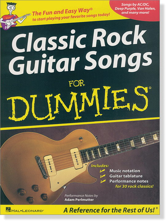 Classic Rock Guitar Songs for Dummies