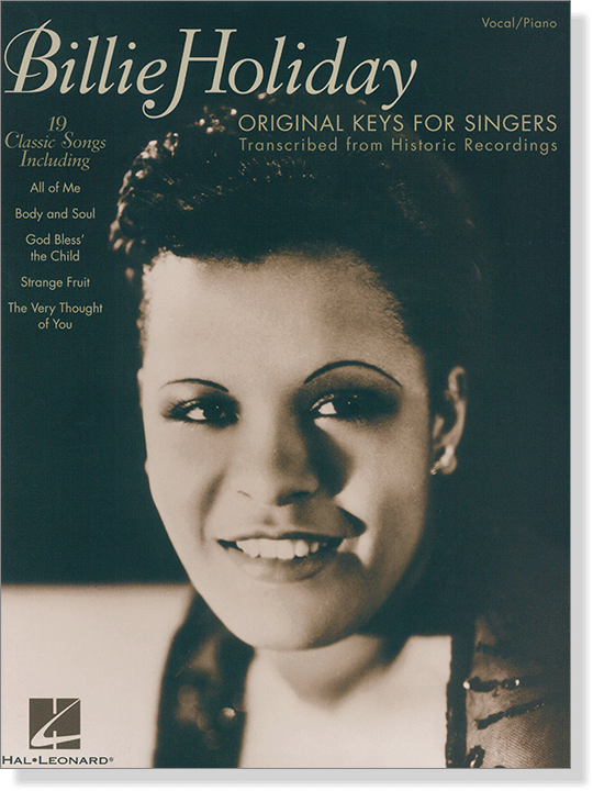 Billie Holiday – Original Keys for Singers Vocal／Piano