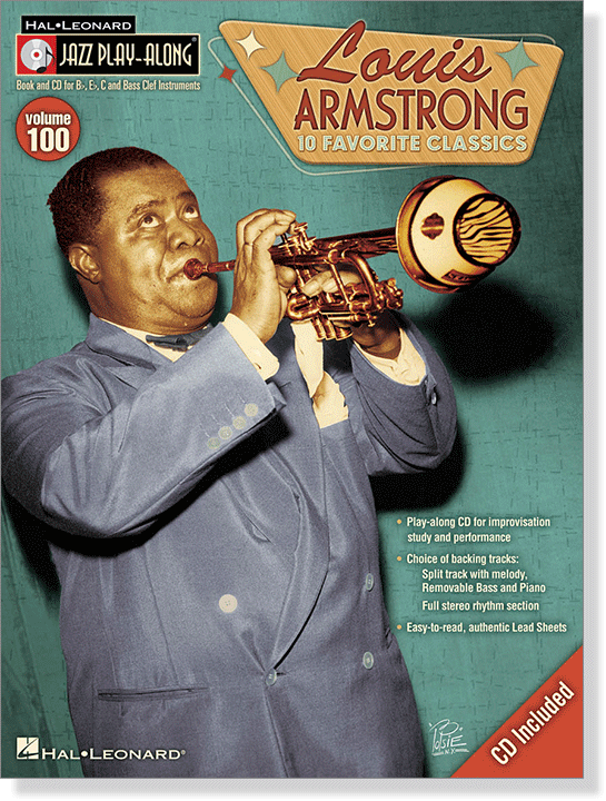 Louis Armstrong Hal Leonard Jazz Play-Along Vol. 100