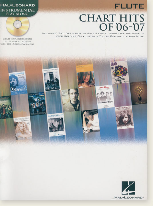 Chart Hits of '06-'07 Flute Hal Leonard Instrumental Play-Along