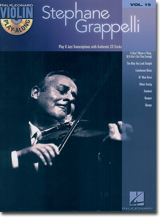 Stephane Grappelli Hal Leonard Violin Play-Along Volume 15