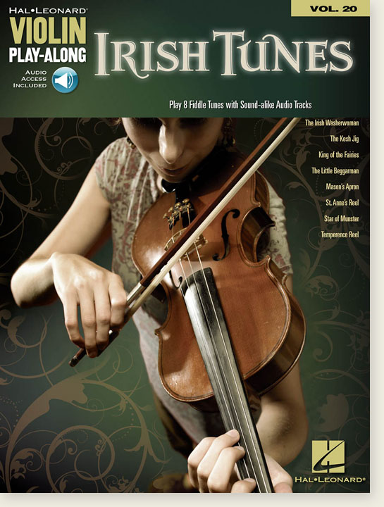 Irish Tunes Hal Leonard Violin Play-Along Volume 20