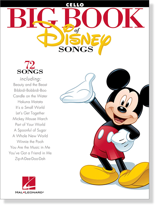 Big Book of Disney Songs for Cello