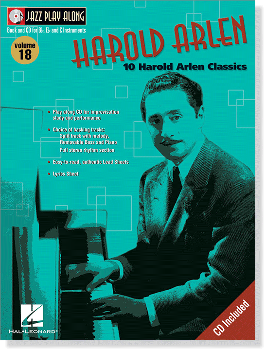 Harold Arlen Jazz Play Along Vol. 18