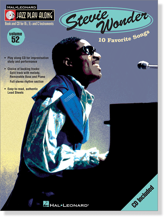 Stevie Wonder Jazz Play-Along Vol. 52