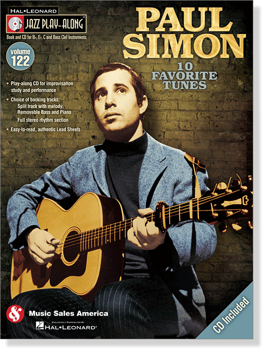 Paul Simon Hal Leonard Jazz Play-Along Vol. 122