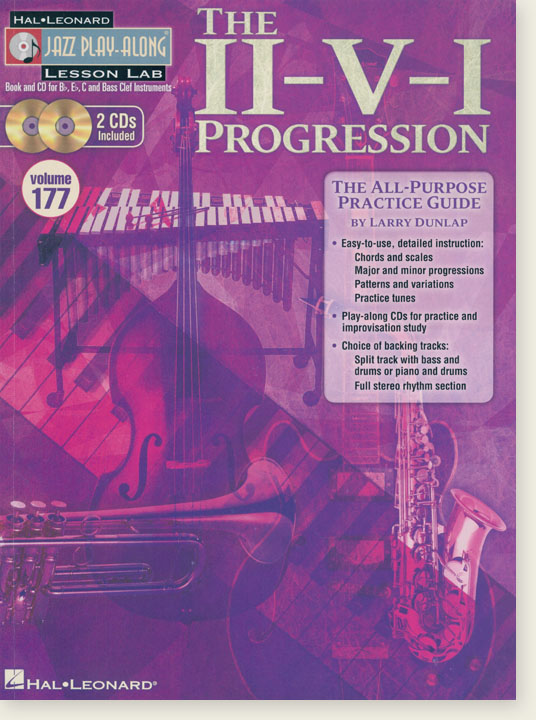 The II-V-I Progression Hal Leonard Jazz Play-Along Vol. 177