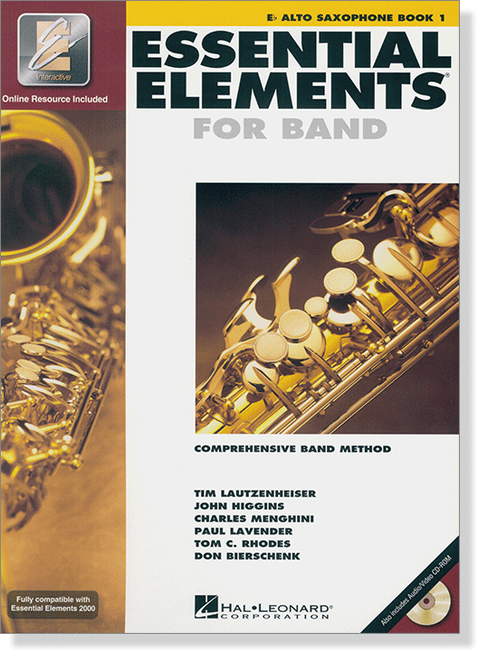 Essential Elements for Band – Eb Alto Saxophone Book 1 with EEi