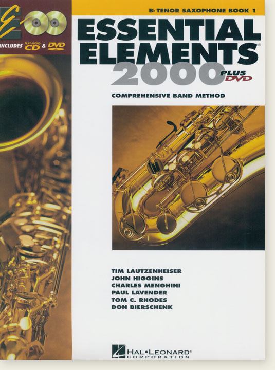 Essential Elements 2000 - Bb Tenor Saxophone Book 1【CD+DVD】
