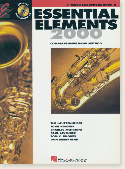 Essential Elements 2000 - Bb Tenor Saxophone Book 2