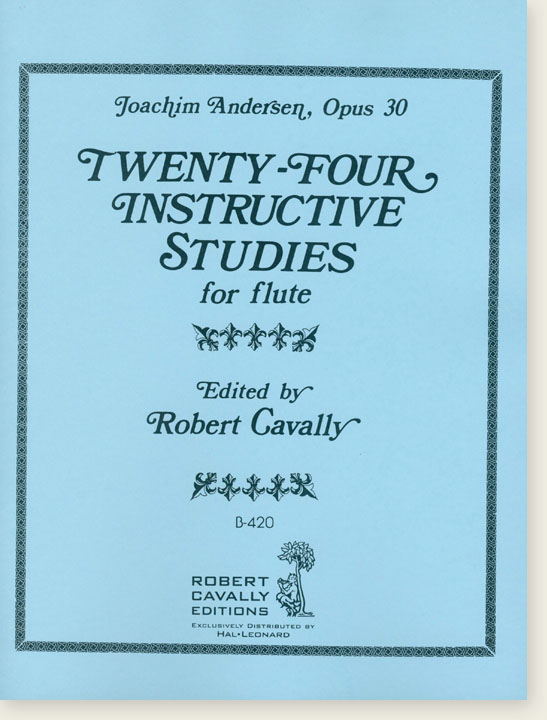 Joachim Andersen Twenty - Four Instructive Studies for Flute, Opus 30