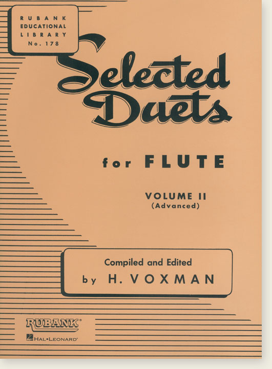 Selected【Duets】for Flute , Volume Ⅱ Advanced