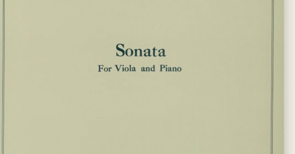 Rebecca Clarke Sonata for Viola and Piano