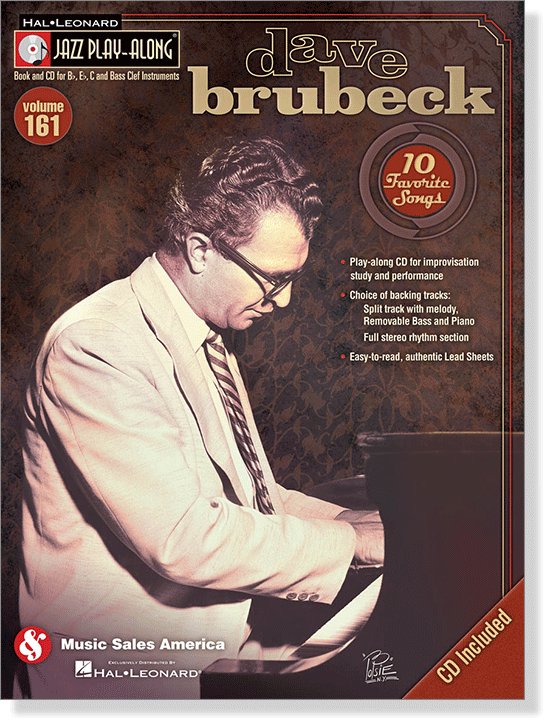 Dave Brubeck Hal Leonard Jazz Play-Along Vol. 161