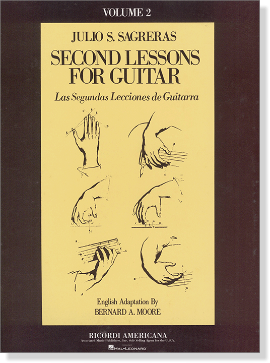 Julio S. Sagreras Second Lesson for Guitar Volume 2