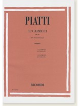 Piatti 12 Capricci Op. 25 per Violoncello Piatti 12 Capricci Op. 25 per Violoncello