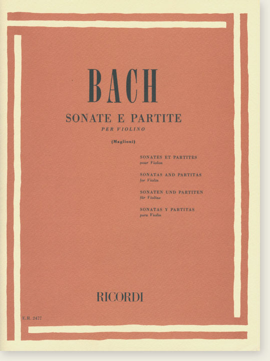 Bach Sonate e Partite Per Violino (Maglioni)