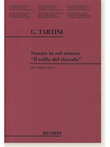 G. Tartini Sonata in Sol Minore "Il Trillo Del Diavolo" Per Violino e Basso G. Tartini Sonata in Sol Minore "Il Trillo Del Diavolo" Per Violino e Basso