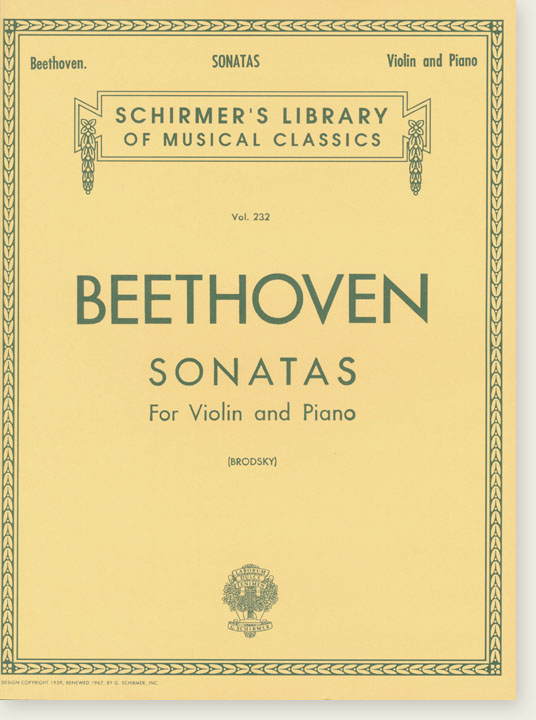 Beethoven Sonatas for Violin and Piano