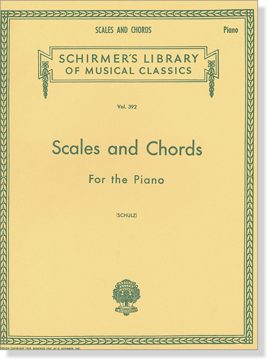 Scales and Chords for The Piano (Schulz)