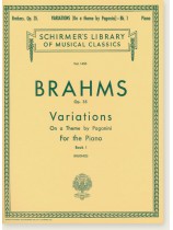 Brahms Variations on a Theme by Paganini, for the Piano, Op. 35 Book Ⅰ Brahms Variations on a Theme by Paganini, for the Piano, Op. 35 Book Ⅰ