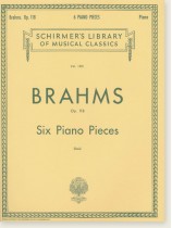 Brahms Six Piano Pieces Op. 118 for the Piano Brahms Six Piano Pieces Op. 118 for the Piano