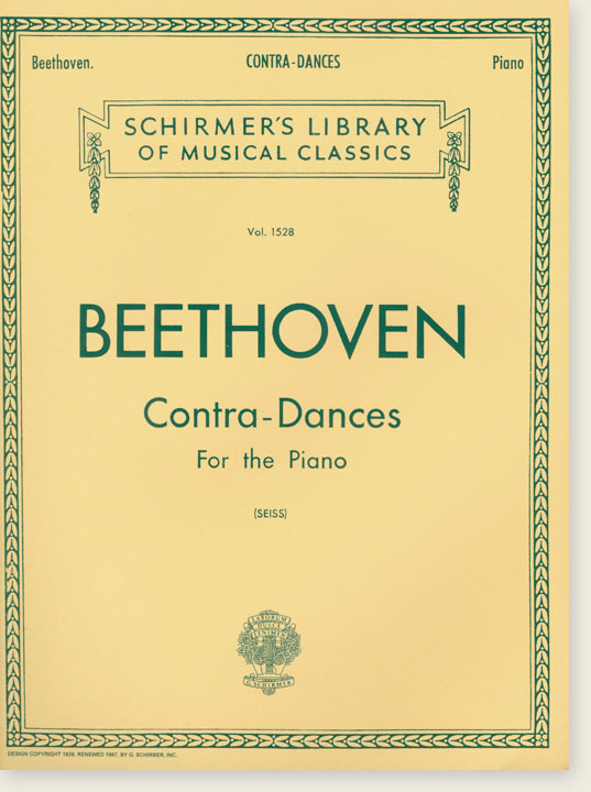 Beethoven Contra-Dances for the Piano (Seiss)