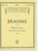 Brahms Waltzes Op. 39 Two Pianos, Four-Hands