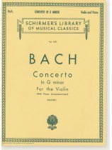 Bach Concerto in G minor for the Violin with Piano Accompaniment (Nachez) Bach Concerto in G minor for the Violin with Piano Accompaniment (Nachez)
