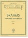 Brahms Piano Works in Two Volumes Volume Ⅱ