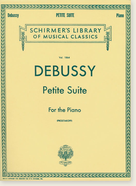 Debussy Petite Suite for the Piano (Prostakoff)