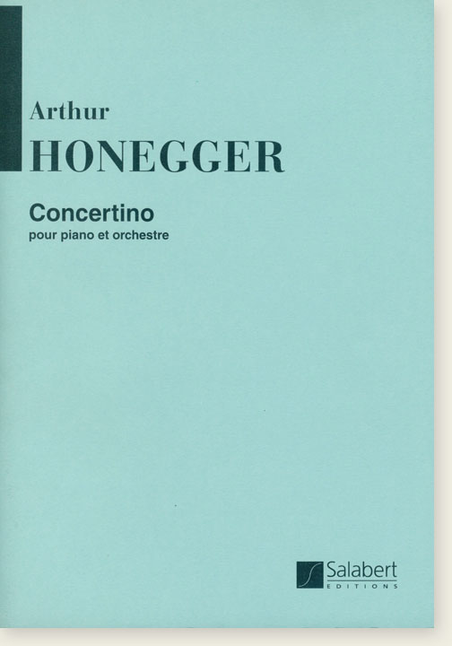 Honegger Concertino Pour Piano et Orchestre